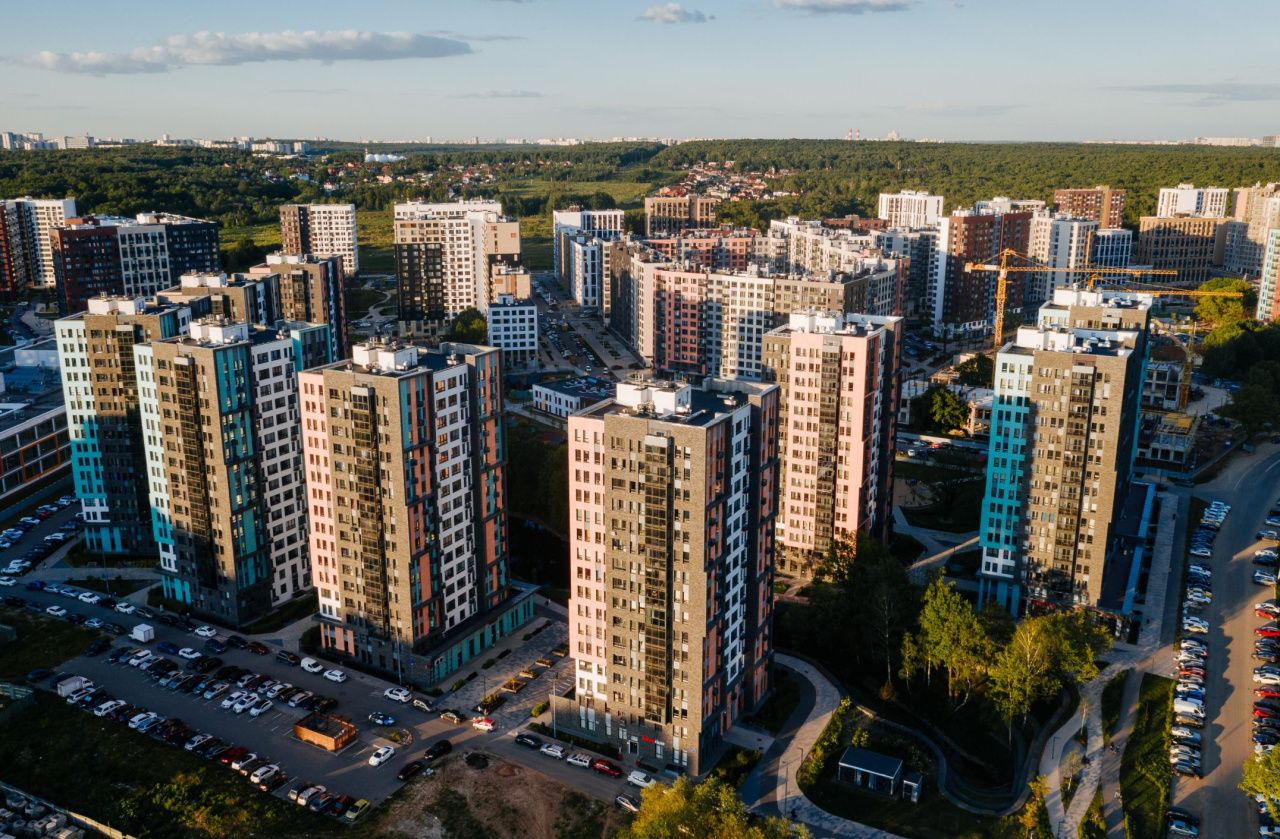 фасад дома, здание по адресу г Москва, р-н Коммунарка, Скандинавский б-р 